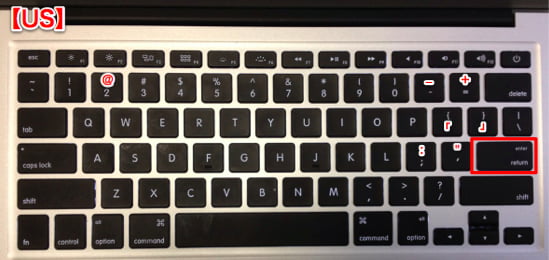 Difference between jis and us keyboard 9