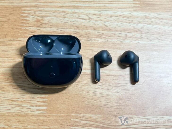 色以外はAirPodsとほんとに似ている