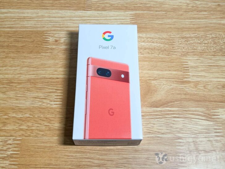Coral色のPixel 7a