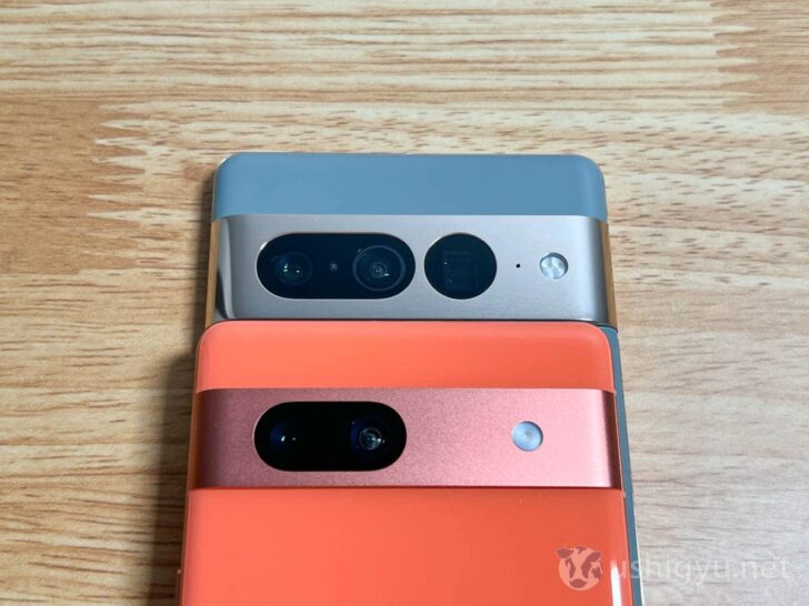 Pixel 7 Proには望遠レンズがありますが、Pixel 7aにはなし