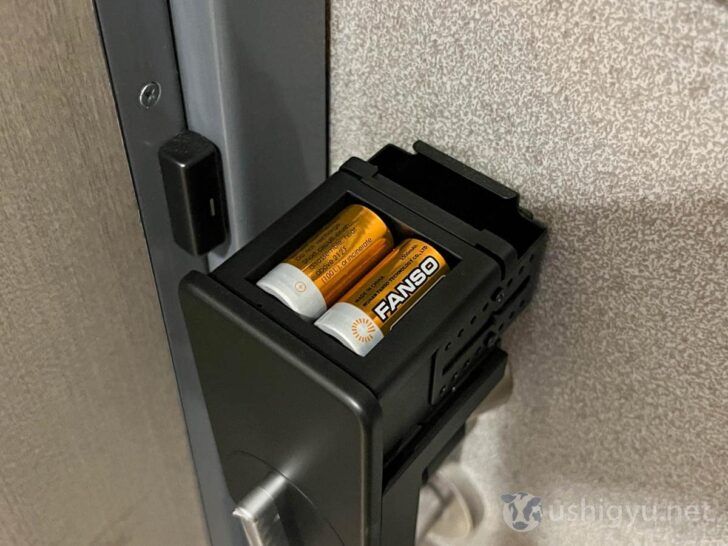 CR123Aが2本入っているので、取り出す