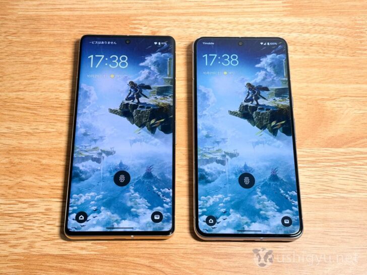 Pixel 8 Proと7 Proのディスプレイを比較