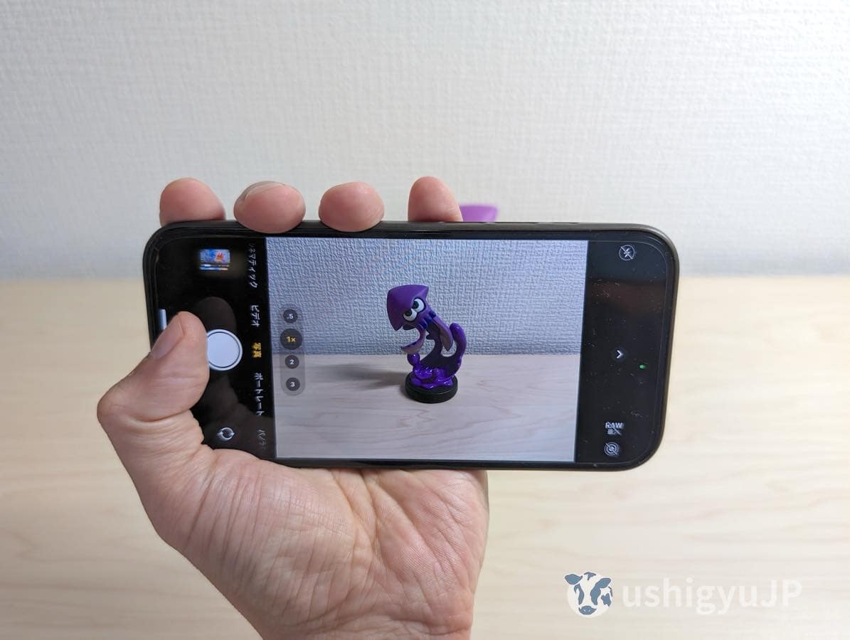 スマホ片手撮影の持ち方