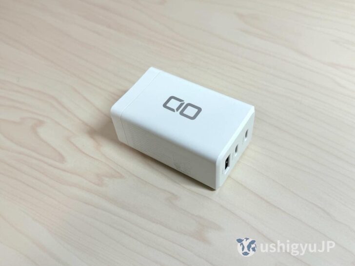 「LilNob」USB充電器の本体はコンパクトで軽量