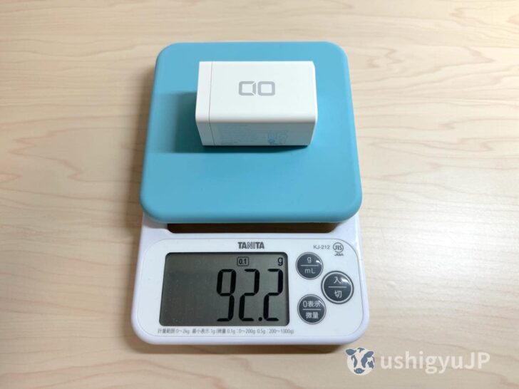 CIO LilNob充電器の重量
