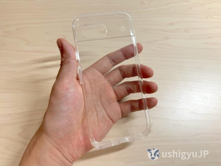 ケースを通しているのかどうかわからないくらいの透明度