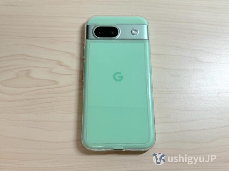 Pixel 8a Aloe（アロエ）の色やデザインがきれいに見える