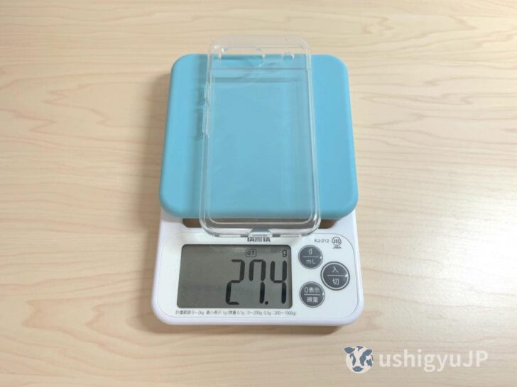 重量は実測値で27.4g