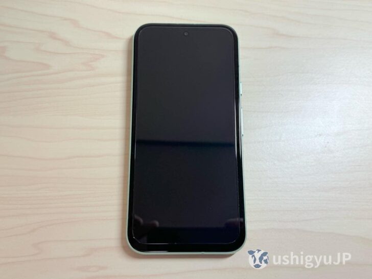 Pixel 8aに保護ガラスフィルムをきれいに貼り付けることができた