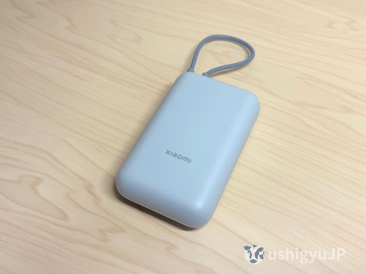 Xiaomi（シャオミ）のUSB-Cケーブルつきモバイルバッテリー10000mAhが2,180円