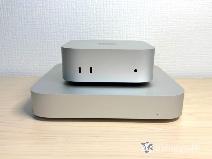 前面にUSB-Cポート×2、イヤホンジャックがついたM4 Mac mini